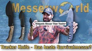 Präzision, Power, Tracker Knife - Das Midgards Messer Titan Tracker