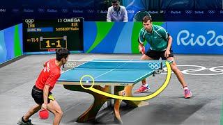 Most CRAZY Table Tennis Shots EVER!