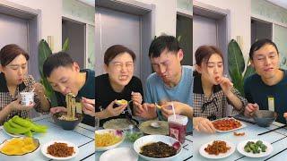 Funny Husband and Wife Food Eating Challenge Comedy Pranks 