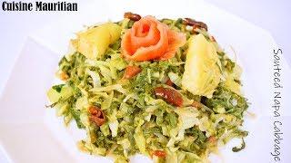 Episode 162| Mauritian Style sauteed Napa Cabbage | Brede Pe-tsai Touffer | Cuisine Mauritian|