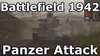 Battlefield 1942 Alpha 1 Attacks With His Panzer IV Tank