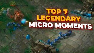 THE LEGENDARY TOP 7 Micro moments from different periods of StarCraft 2 - PART 1