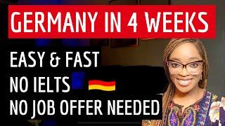 MOVE TO GERMANY IN 4 WEEKS | SPONSOR YOUR OWN VISA