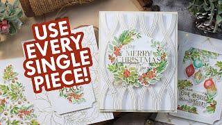 My NEW! set with Pinkfresh Studio - Deck The Halls WATERCOLOR Washi