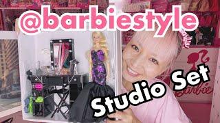 NEW! @barbiestyle STUDIO BARBIE DOLL SET Unbox Review