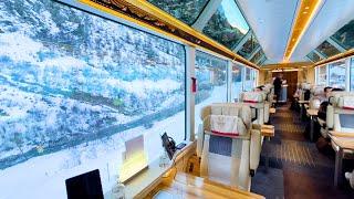 Riding the $$$ First Class on Switzerland’s Luxury Train | The Glacier Express Excellence Class