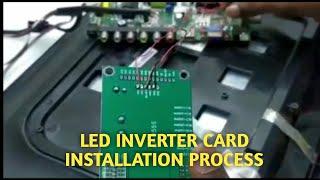 How to install inverter card for ledall led board