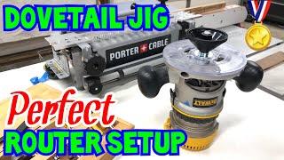 Router Setup For Your Dovetail Jig // How to