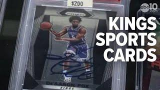 Rocklin sports card collector business 'beaming' Sacramento Kings memorabilia