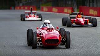 Ferrari 312 B3, 412 T1, 993 GT2, 512 BBLM, F1-643, and Jacky Ickx - Modena Trackdays Zolder 2019