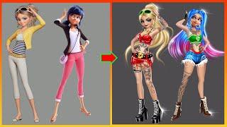 Transforming Miraculous Ladybug Chloe Into Bad Girl - Miraculous Transformation GLOW UP