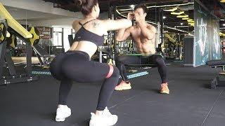 BEST FITNESS COUPLE WORKOUT - GYM BODY MOTIVATION