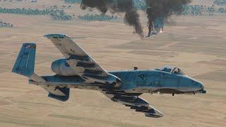 A-10 Thunderbolt II (WARTHOG) Wipes Out Insurgent Convoys