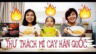 THỬ THÁCH MÌ CAY HÀN QUỐC - SUPER SPICY NOODLE CHALLENGE - SONG THƯ CHANNEL