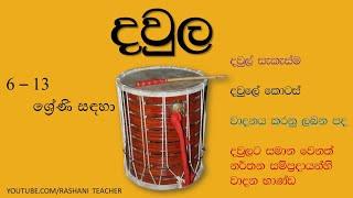 දවුල පිළිබඳ අධ්‍යනයක් 7 සිට 13 ශ්‍රේණි සඳහා | Rashani Teacher