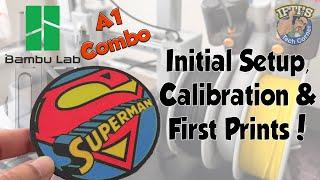 #02 Bambulab A1 Combo + AMS Lite System : Setup, Calibration, and First Prints!