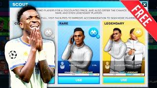 FREE UNLIMITED LEGENDARY SCOUT !!  DREAM LEAGUE SOCCER 2024