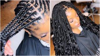 HOW TO: INDIVIDUAL LOOKING BOX BRAIDS CROCHET FOR GODDESS BOHO BOX BRAIDS | Outre hair