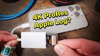 Forget SSD’s. iPhone 15 & 16 Pro Records to SD Cards?!