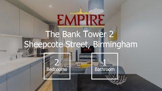 Stunning Two Bedroom Serviced Apartment | Birmingham City Centre | The Bank Tower 2