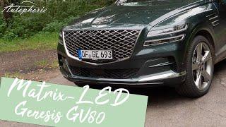 2021 Genesis GV80: adaptive LED-Scheinwerfer (Matrix-LED) Test [4K] - Autophorie Extra