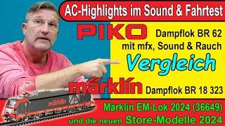 WOW, was für eine Lok: Piko Neuheit 2024 BR 62 mit mfx, Sound & Rauch