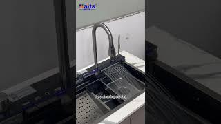 Stainless Steel Waterfall Kitchen Sink