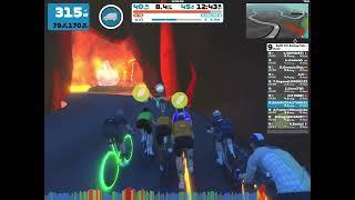 [240511] Zwift - Race: Zwift Crit Racing Club - Volcano Circuit CCW (B) in Watopia