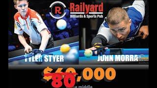 John Morra vs Tyler Styer 10 Ball - Day 2