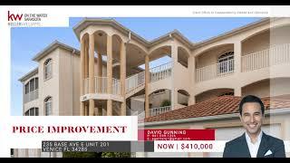 PRICE IMPROVEMENT:  235 BASE AVE E UNIT 201 VENICE FL 34285