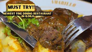 Newest Fine dining restaurant in Iloilo - Amarillo