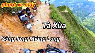 phượt xe máy du lịch Sơn La. đến  Tà Xùa. sống lưng khủng long