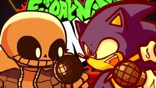 FNF: FRIDAY NIGHT FUNKIN VS SONIC-SANS SHOWDOWN ONE & DONE MOD [FNFMOD] #sonic #sans #undertale