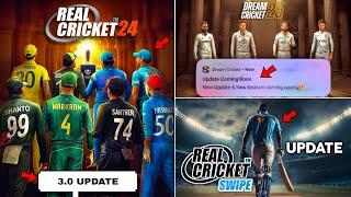 Real Cricket 24 3.0 Update | Dream Cricket 25 2.0 Update  RC Swipe 550+ Real Face  WCC2 Update!!