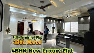 4BHK New Luxury Flat in Indirapuram | 90% Loans Parking Lift Available 4bhk Fully furnished flat