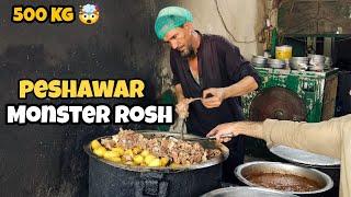 500 KG Monster Rosh in Peshawar | LalChapur Rosh | Peshawar Street Food |FAIZAN DIARIES