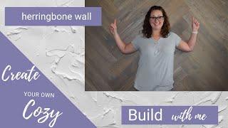 Build with Me - Herringbone Wood Panel Wall