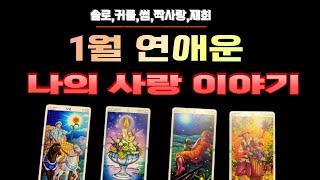 [타로/연애운] ️1월 연애운 나의 사랑 ️이야기 #타로 #솔로 #재회 #썸 #짝사랑 등