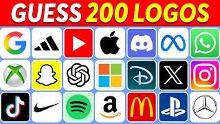 Guess The Logo in 3 Seconds Quiz  | Can You Guess 200 Logos?