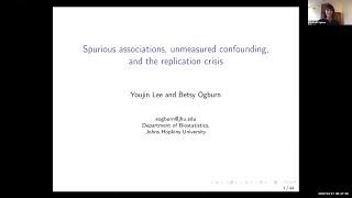 Elizabeth Ogburn: Social network dependence, unmeasured confounding, and the replication crisis