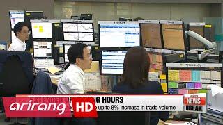 Korea's stock markets to operate 30 minutes longer from Monday