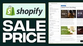 How To Set Sale Price On Shopify Products 2025 (Step by Step)