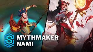 Mythmaker Nami Skin Spotlight - Pre-Release - PBE Preview - League of Legends