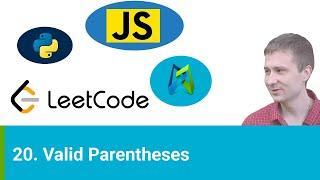 LeetCode 20. Valid Parentheses. Правильная ли скобочная последовательность?