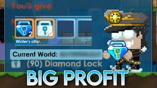 Getting 100DL profit in only 1 Week! | Growtopia