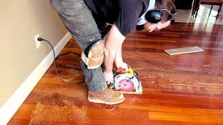 How To Remove Hardwood Flooring (without ruining it)