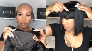 How to Cut and installing a bob wig