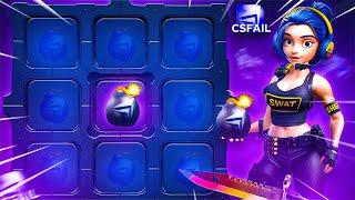 CSFAIL CRAZY WHEEL MINE MODE PAID HUGE!? (CS.FAIL Promo Code 2024)