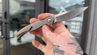 Keanison Knives Fido Titanium Folder