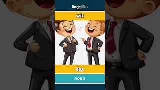  wit - ész : learn English : tanuljunk angolul : vocabulary builder